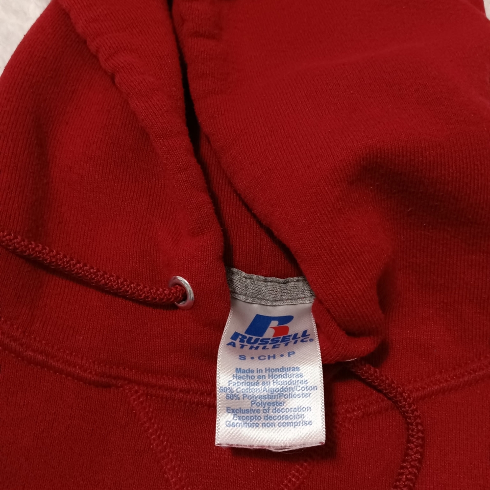 Russell Athletic Deep Red Hoodie - Picture 5 of 5